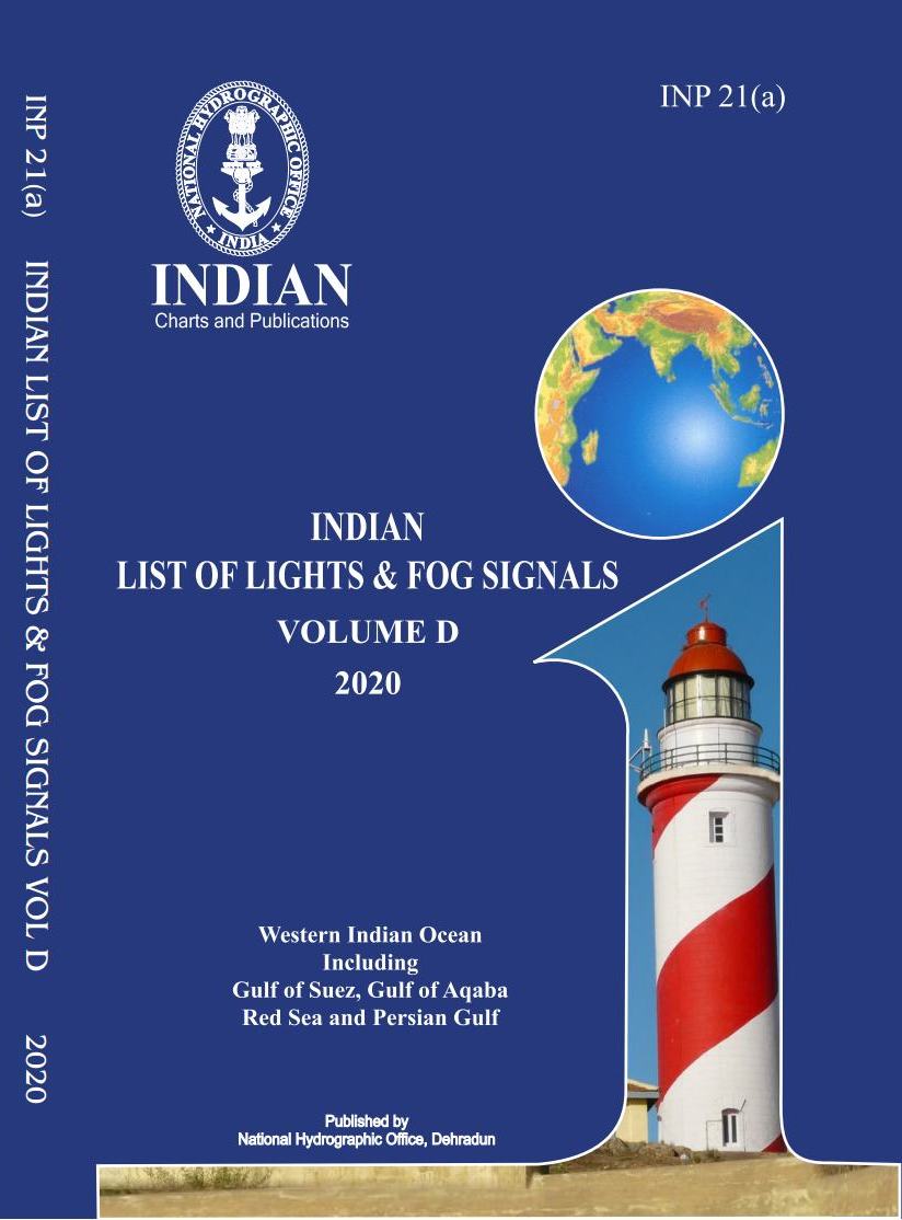INP 21(A) Indian List of Light and Fog Signals Volume D