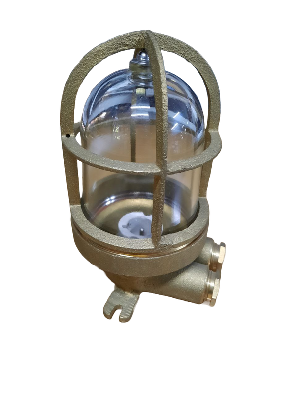 Marine U Glass fitting  Light in Brass