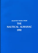 Selected Pages From the Nautical Almanac -1992